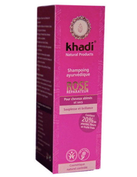 Shampoing Ayurvédique Rose - KHADI