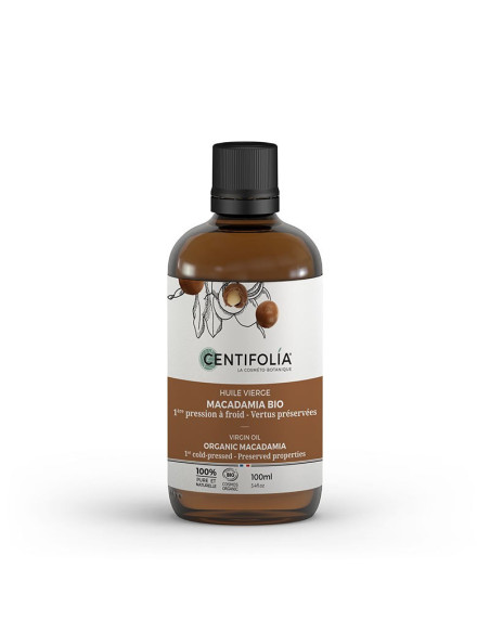 Huile Vierge Bio de Macadamia - CENTIFOLIA