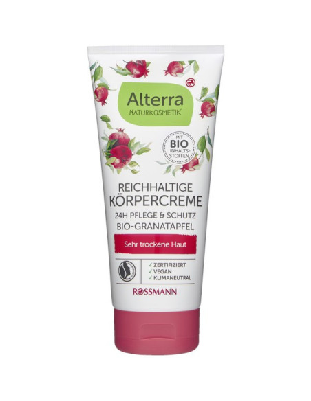 Crème pour le corps-Grenade-Beurre de karité-200ml-Alterra