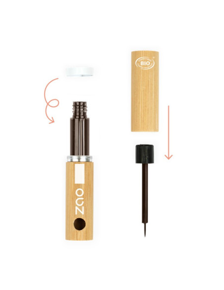 Eyeliner pinceau 071 brun foncé - ZAO