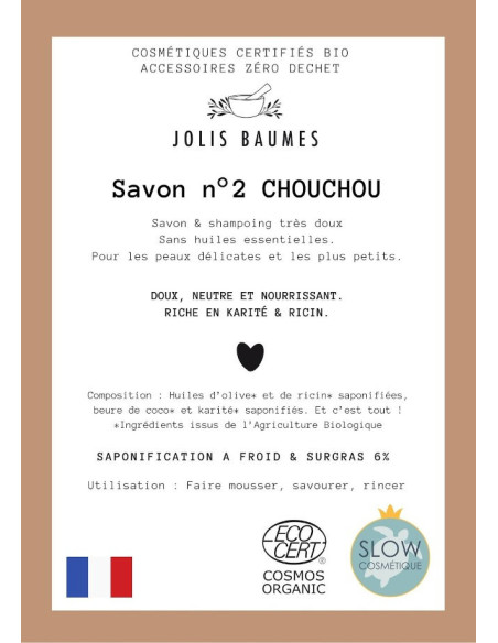 Savon Chouchou - JOLIS BAUMES