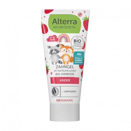 Dentifrice-Enfants 0 à 6 ans - Framboise Bio -75ml-Alterra