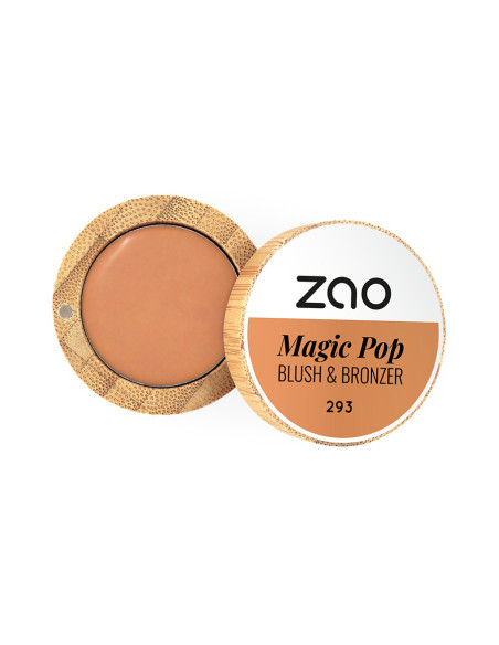 Magic Pop Zao : blush et bronzer bio Éclat d’Ambre