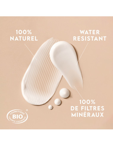 Crème Solaire Visage Bio Vegan SPF 30 Zao Make-up