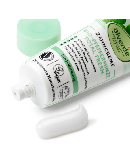 Dentifrice bio à la menthe douce et au calendula Alverde
