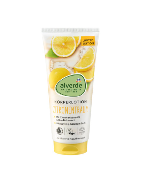 Crème Lotion Bio au Citron Alverde