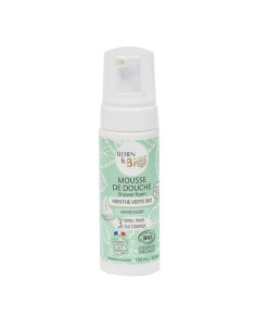 Mousse de douche Menthe Verte bio Born to Bio 150 ml