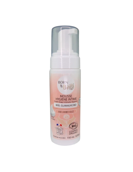Mousse hygiène intime bio Miel Guimauve Born to Bio