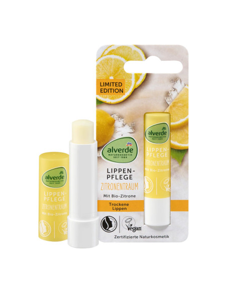 Baume à Lèvres Bio Citron Alverde