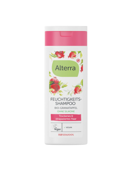 Shampoing hydratant Grenade & Aloe Vera Alterra – 200 ml
