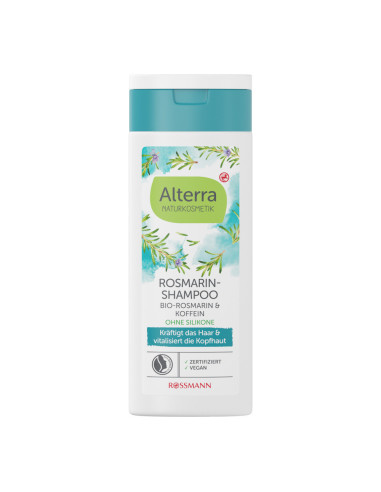 Shampoing Romarin Bio & Caféine Alterra – Volume – 200 ml